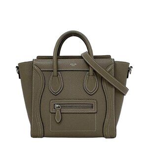 Celine Shoulder Bag Luggage Nano Shopper